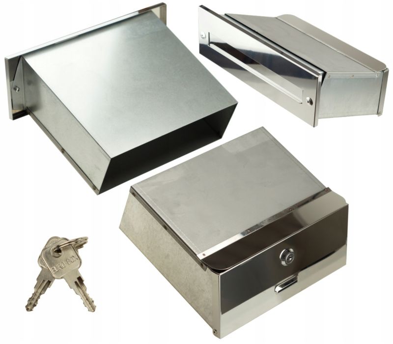 Skrzynka Na Listy FEINZ Do Wmurowania Przelotowa Inox 1 szt.