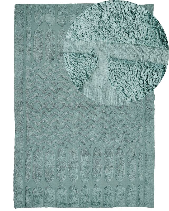 Dywan bawełniany 160 x 230 cm miętowy Sirnak 1 szt.