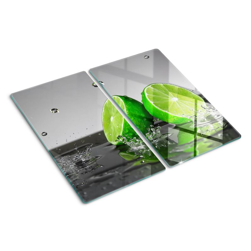 Deska szklana Tulup Limonka w wodzie 30x52 cm 2 szt.