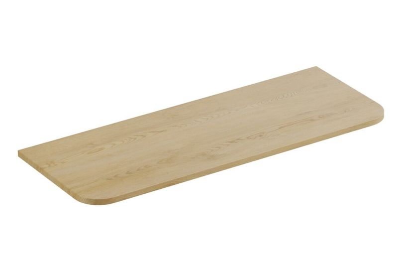 Blat naszafkowy Comad Ovalia Cremona 120,4x45,8 cm MDF Dąb 1 szt.