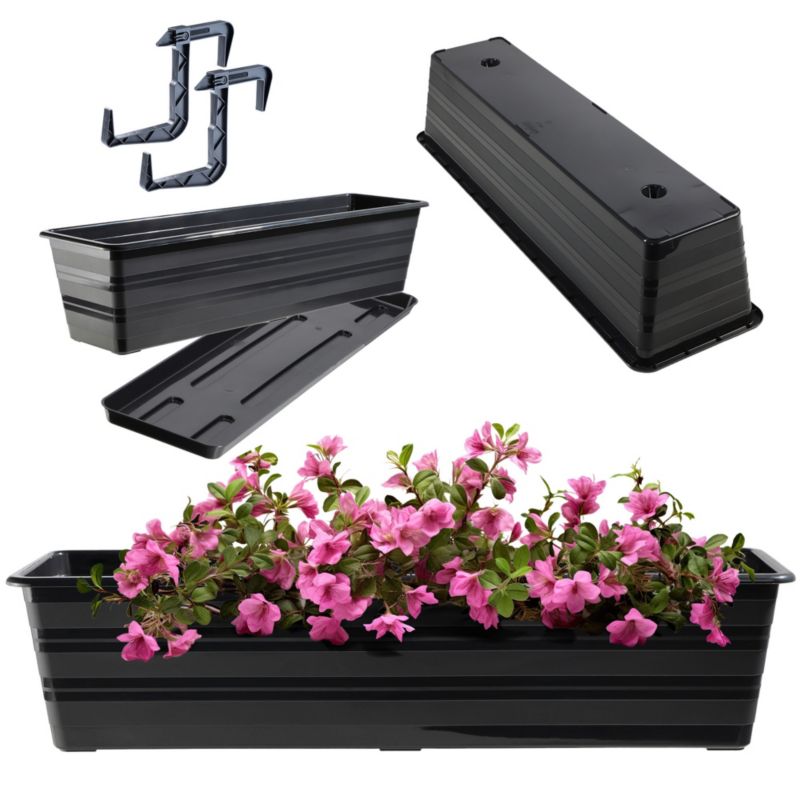 Doniczka KADAX Skrzynka Balkonowa Z Uchwytami 60cm 1szt.