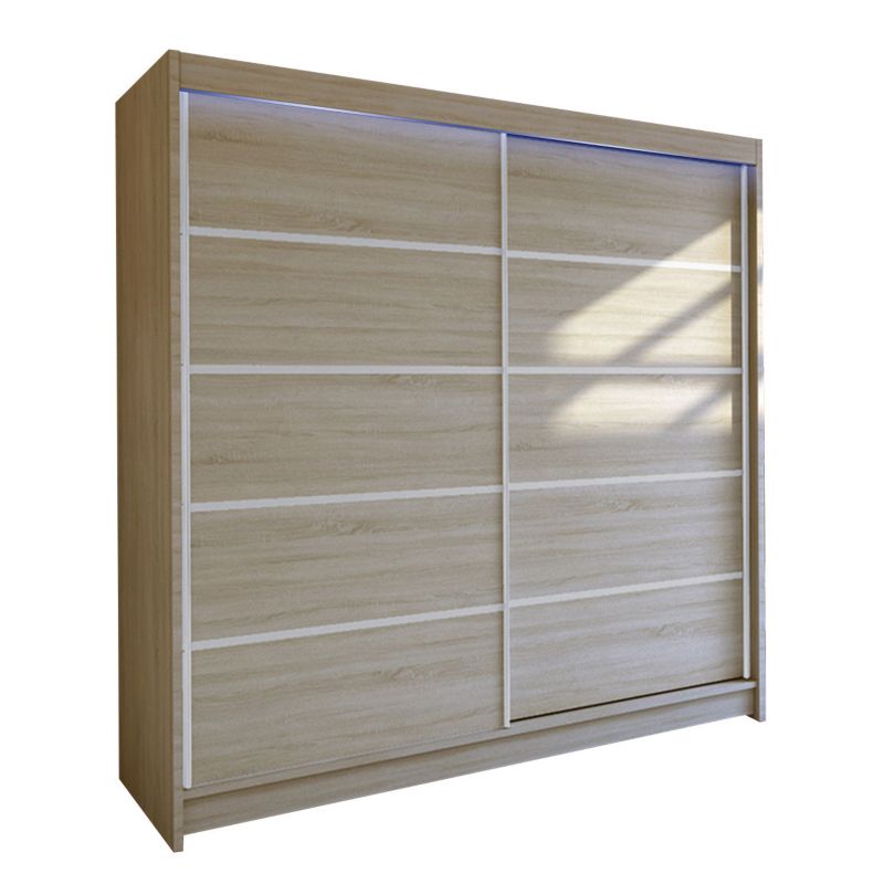 Szafa MIRJAN 24 z drzwiami przesuwnymi Talin IV z oświetleniem RGB dąb sonoma 1 szt.