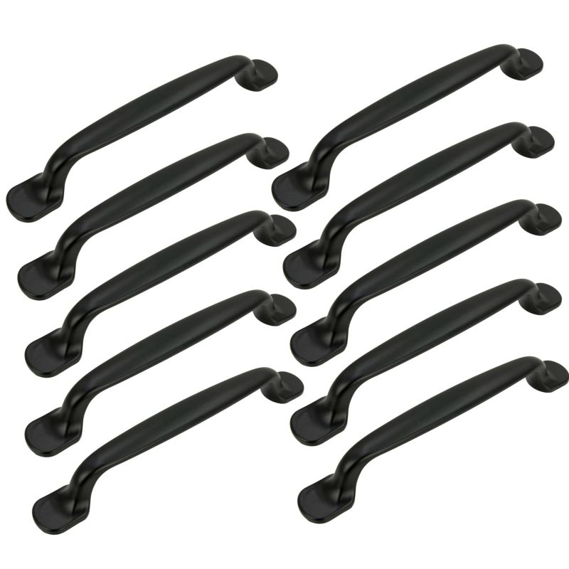 Uchwyt meblowy B&B Bellezza czarny 128 mm metalowy 10 szt