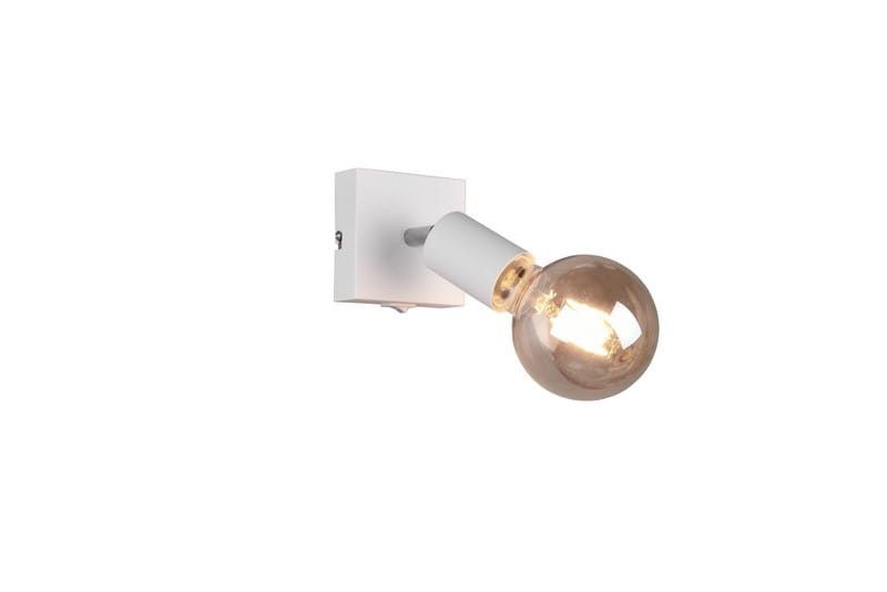 Lampa wisząca RL Vannes biała chromowana wym: 11,5 x 9 x 9 cm 1xE27 x 1 szt.