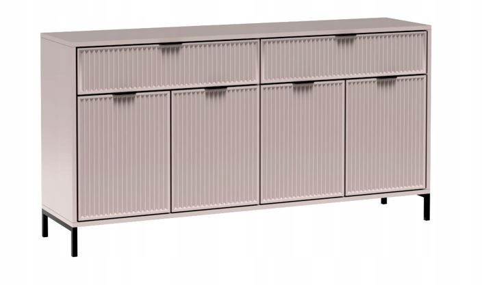 Szafka Komoda Furnidea 165 cm kaszmir z szufladami i drzwiami LINK 1 szt.