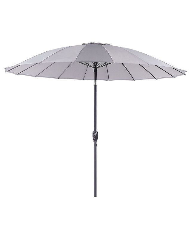Parasol ogrodowy 255 cm szary Baia 1 szt.