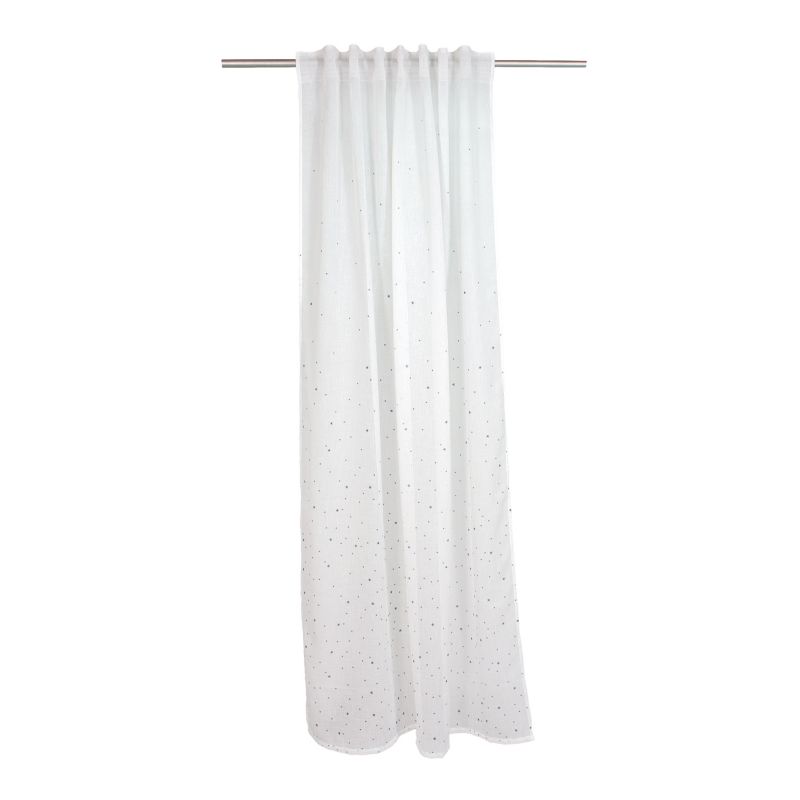 Firana Rio 140 x 280 cm wzór granatowa