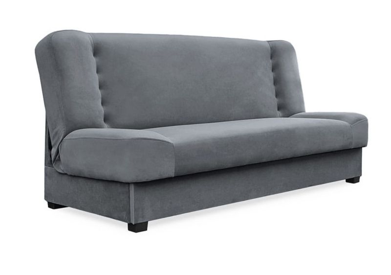 Sofa Mebel Elite PIANO Kanapa Rozkładana z Funkcją Spania Wersalka Dwuosobowa Szara 1 szt