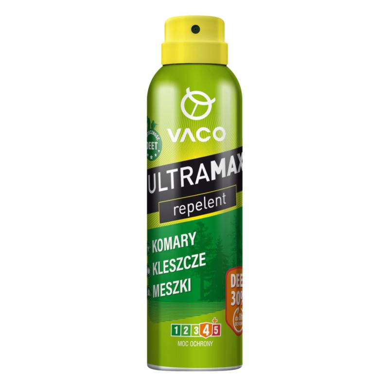 Spray na komary kleszcze meszki VACO ULTRAMAX deet 30% 170 ml