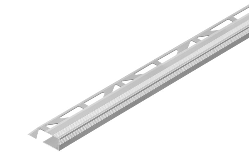 Profil zakończeniowy do paneli Diall 8 mm srebrny polerowany 2,5 m