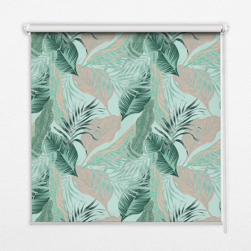 Roleta do sypialni Tulup 100x100 cm Tropikalne Liście 1 szt.