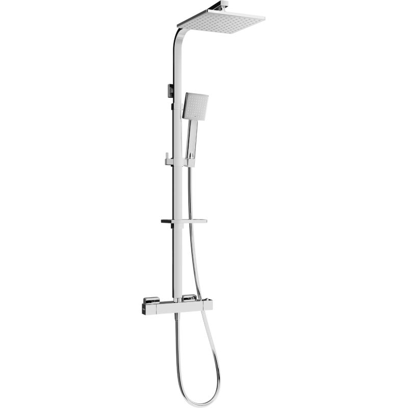 Zestaw prysznicowy natynkowy Mexen Cube chrom 1 szt.