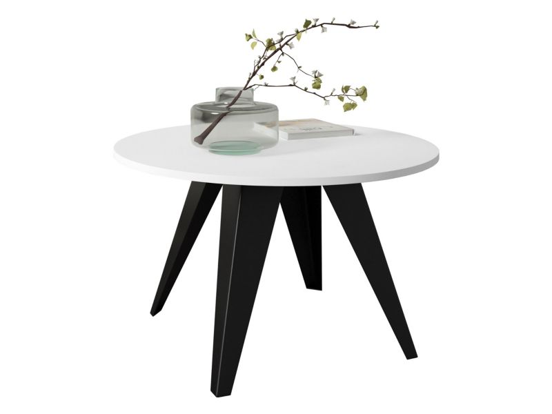 Stolik kawowy MIRJAN 24 Fare czarny/biel arktyczna 1 szt.