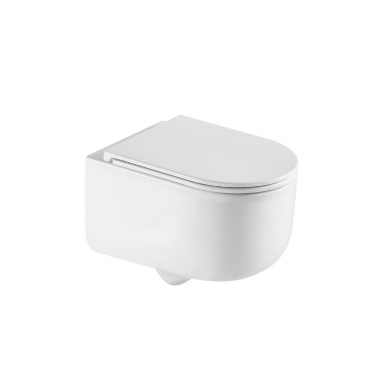 Miska WC podwieszana Invena Korfu z systemem cichego spłukiwania QFS i deską wolnoopadającą 1 szt.