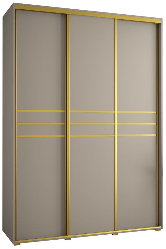 Szafa przesuwna Abiks 45 wysoka Dakota 10 170 kaszmir+kaszmir+złot 1 szt