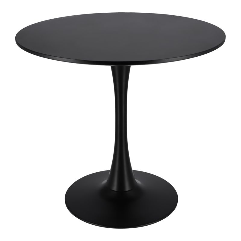 Okrągły Stół JUMI nowoczesny 80 cm czarny do Salonu Jadalni Kuchni 1 szt.