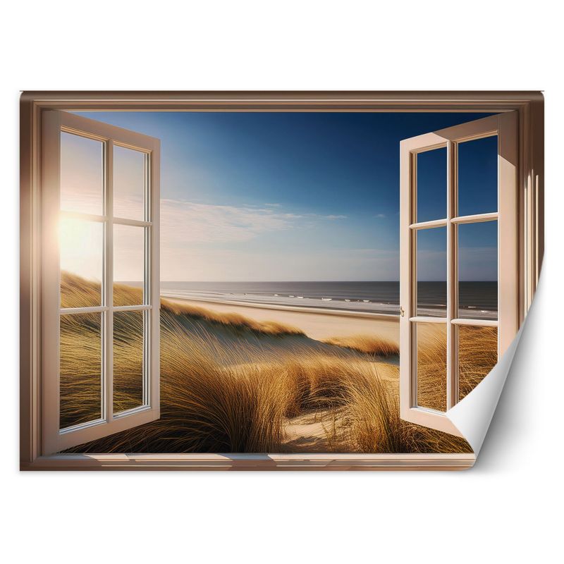 Fototapeta Feeby Widok z okna Morze Plaża Natura 150x105 1 szt