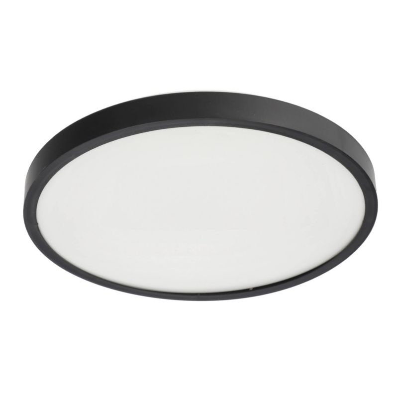 Plafon LED Edo Pereti 24W czarny pierścień 35cm, 4000K barwa neutralna, 2400lm, IP44, 220-240V EDO777614 1 szt.