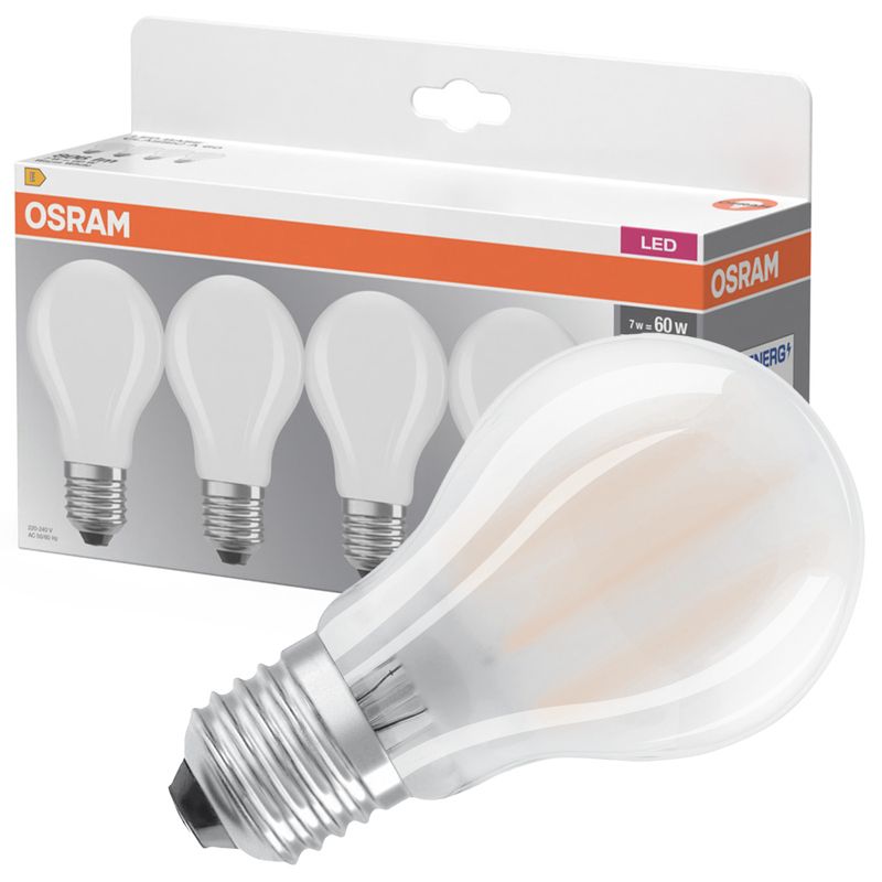 Żarówka LED Osram A60 E27 6.5W 806lm 2700K 300st 4 szt.