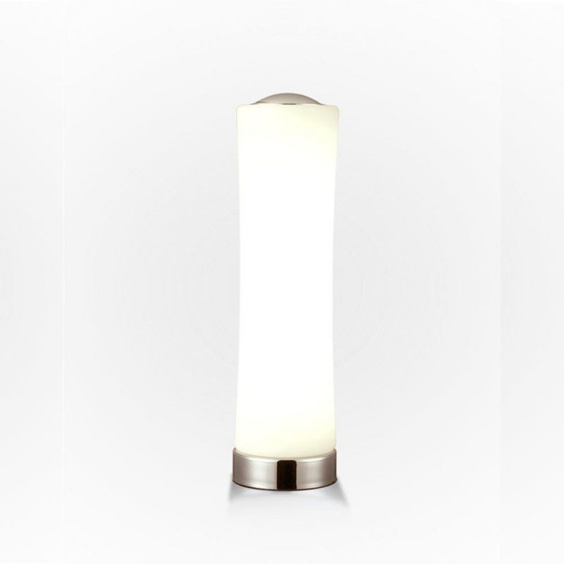 Lampa stołowa V-TAC Bamboo srebrno-biała LED 18W 3000K 1200lm IP20 wym: 48 x 13 x 13 cm tworzywo sztuczne - 1 szt.