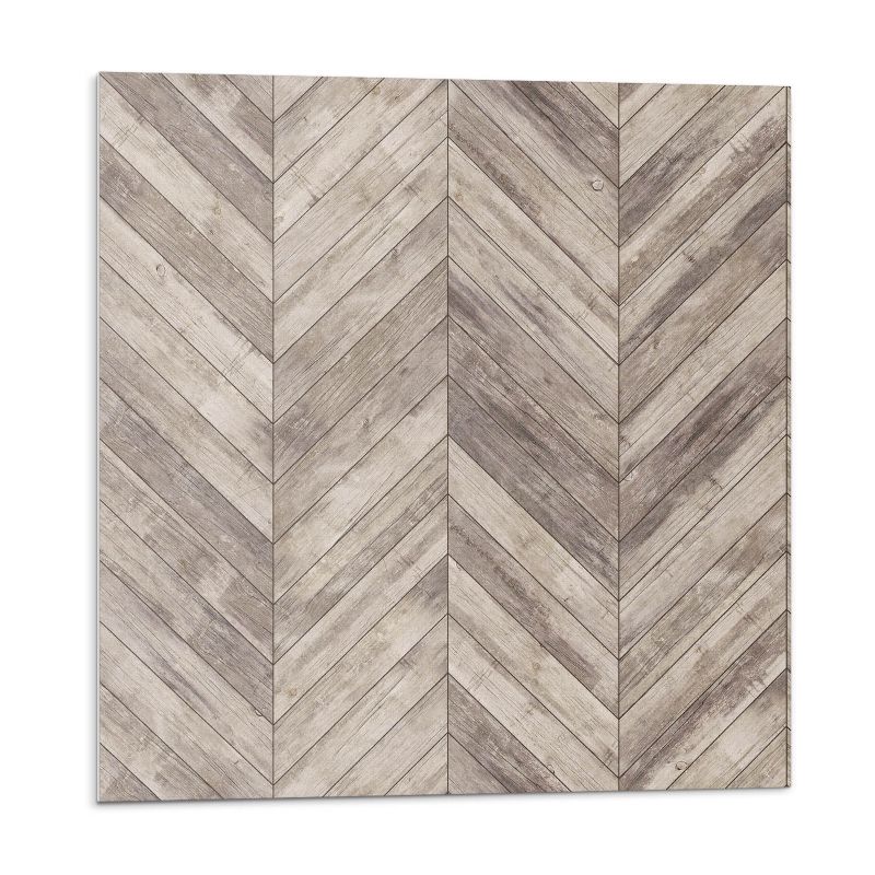 Kafelki samoprzylepne Wallfluent 50x50 cm Motyw jodełkowej deski 4 szt.