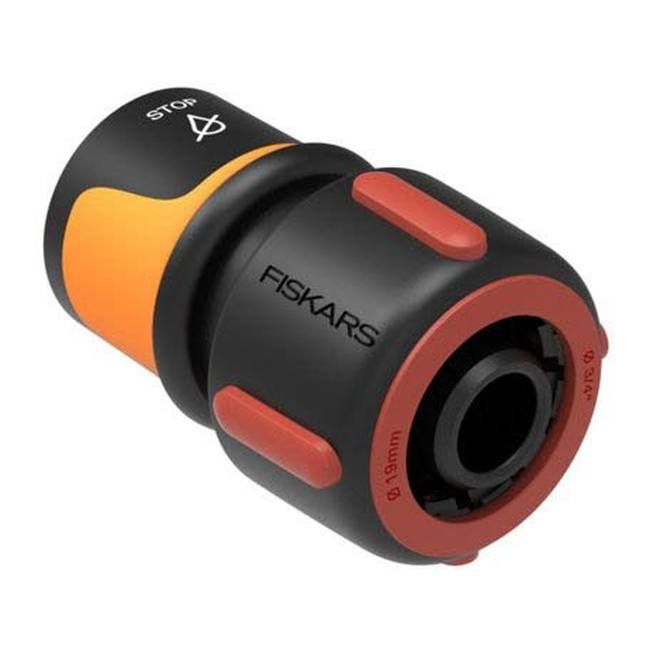 Szybkozłącze Fiskars z funkcją stop 3/4"