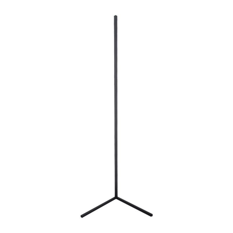 Lampa podłogowa narożna LED MasterLED RGBCCT 9W 140cm Wi-Fi Smart z pilotem stojąca czarna 1 szt.