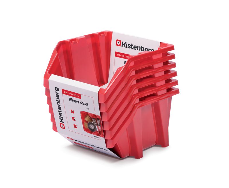 Zestaw 6 szt. kuwet warsztatowych BINNER 22 KRÓTKA, Kistenberg, 1 szt.