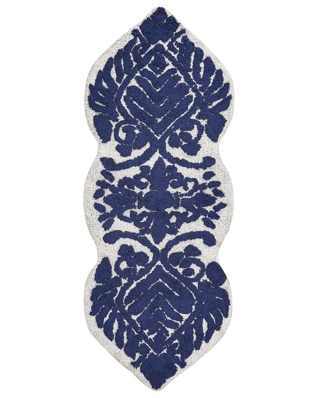 Dywanik łazienkowy bawełniany 150 x 60 cm niebieski Canbar 1 szt.