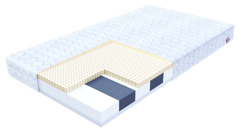 Materac piankowy FDM BERRY 80x190 pianka poliuretanowa i wysokoelastyczna H30 oraz lateks 1 szt.