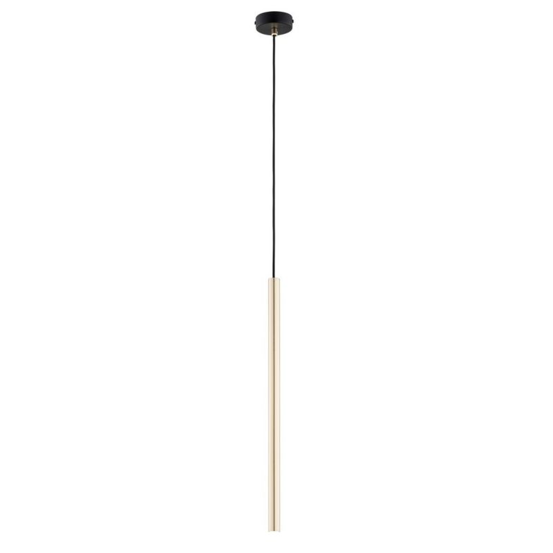 Lampa wisząca Emibig Selter złoto-czarna wym: 130 x 8 x 8 cm 1xG9 x 8W 1 szt.