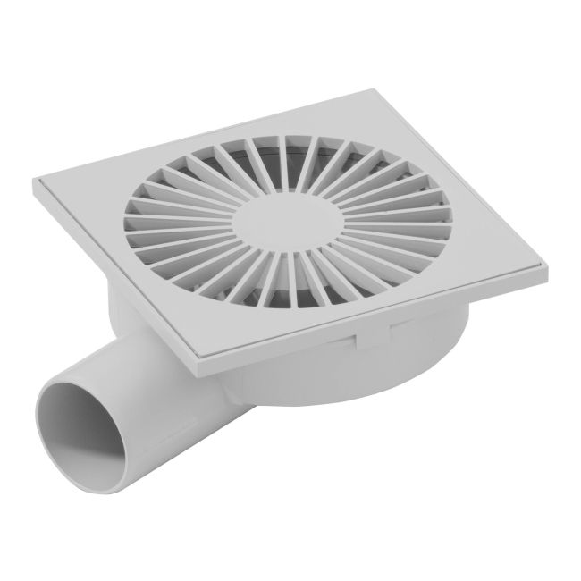 Odpływ podłogowy poziomy 150 x 150 mm