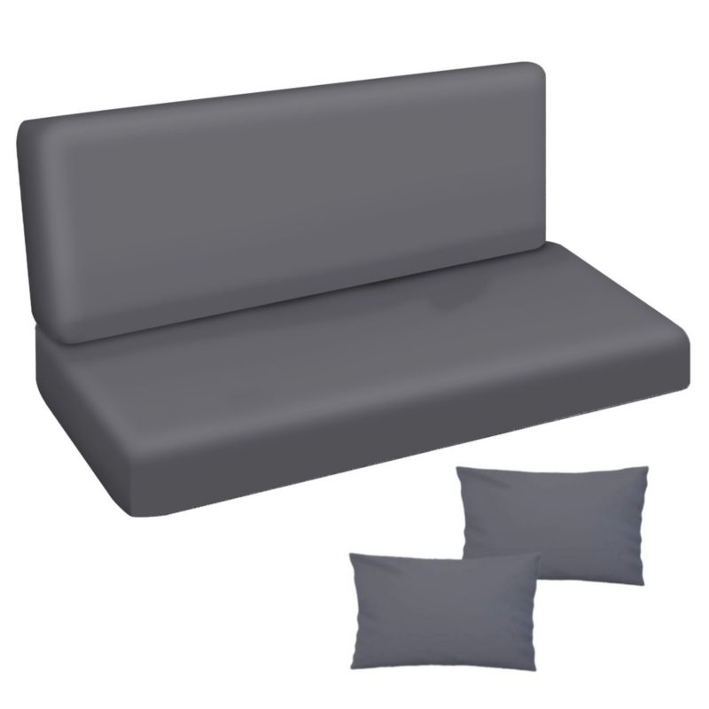 Poduszka materac na huśtawkę Premium FEROCITY Grafit 100x50x50 1 szt.