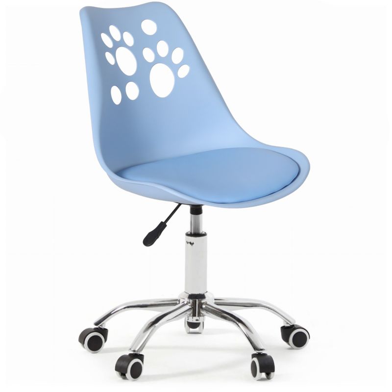 Fotel obrotowy Bauerkraft biurowy dla dzieci niebieski 1 szt.