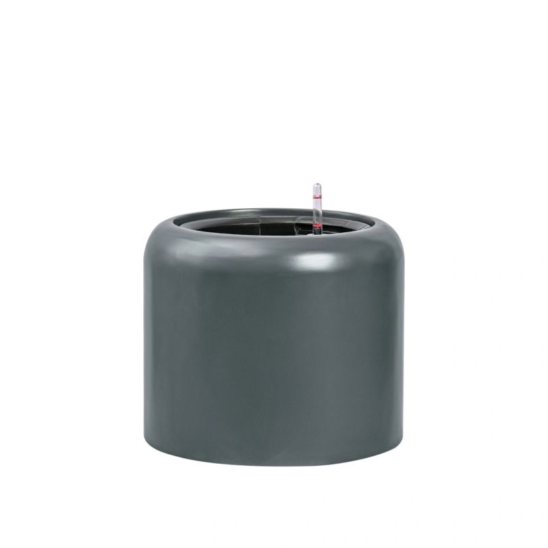 Doniczka Lechuza Z Włókna Szklanego Na Taras Do Domu AMBIENTE 35 antracyt Mat 1 szt