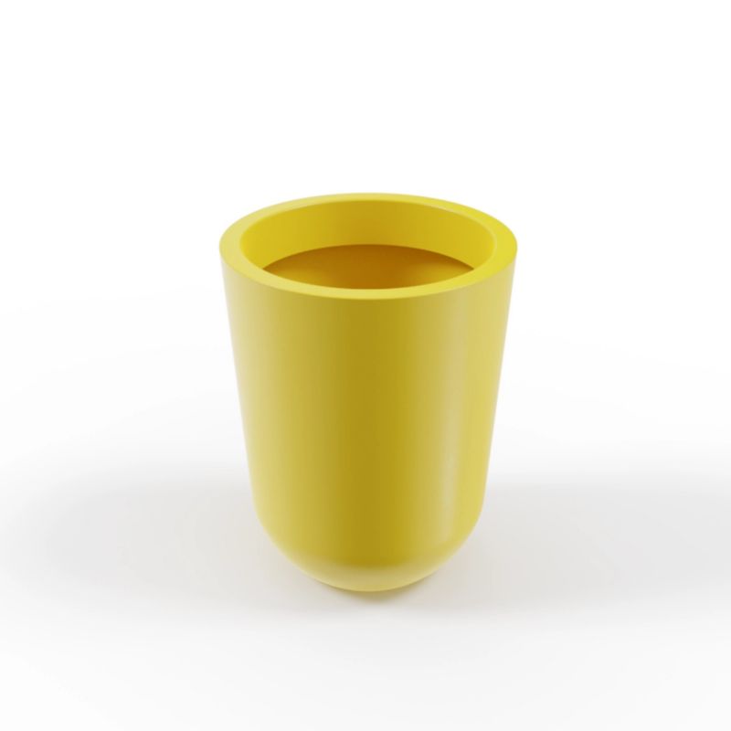 Doniczka Lechuza Z Polietylenu Do Domu Na Taras WESTA PL-WE50 cytryna 1 szt