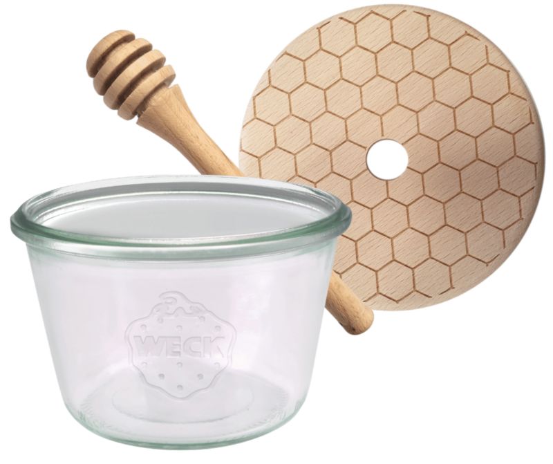 Słoik do miodu MODO24 Weck 370 ml fi 100 mold nabierak W3 1 kpl.