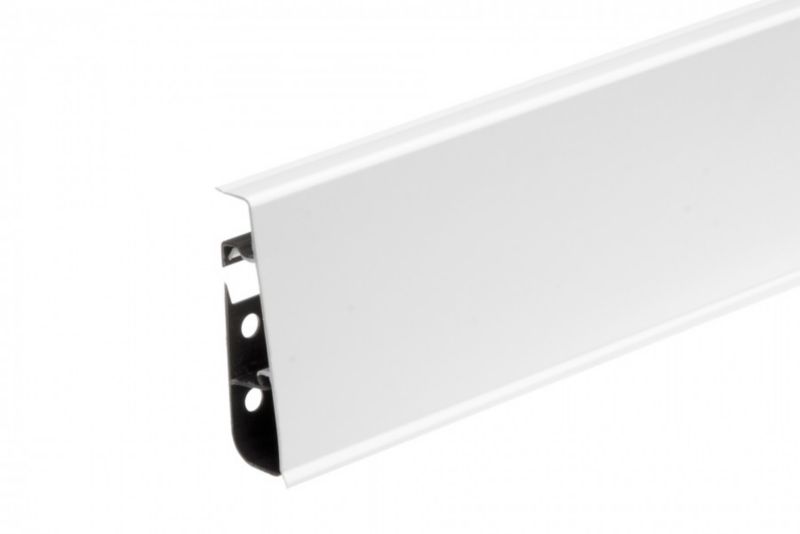 Listwa przypodłogowa Cezar Hi Line Prestige Biały połysk 22x75x2500mm PVC 1 szt.