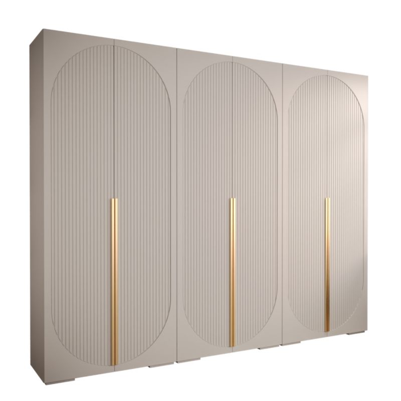 Szafa przesuwna Garderoba Abiks MANHATTAN RYFEL 5 300 biały 1 szt.