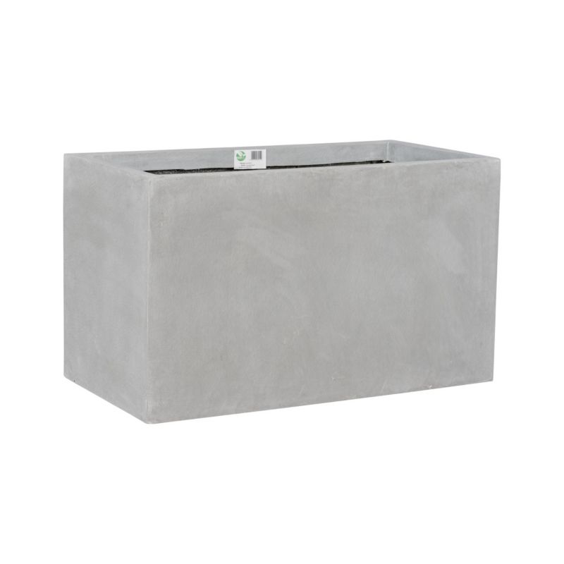 Doniczka Lechuza Z Włókna Szklanego Na Taras Do Domu D272S Szary beton 1 szt