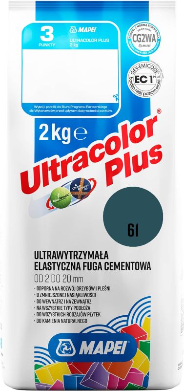 Fuga elastyczna Mapei Ultracolor Plus 61 granatowa 2 kg