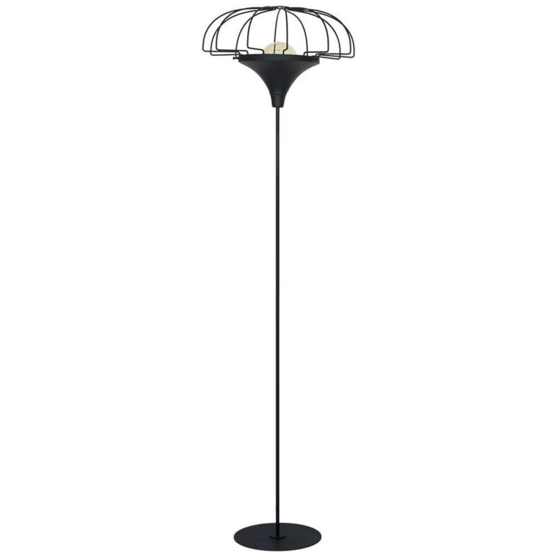 Lampa podłogowa stojąca Aldex Danton Ii czarna 1 x E27 x 60W wym: 175 x 48,5 x 48,5 cm - 1 szt.
