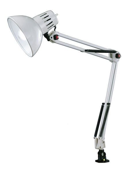 Lampa biurkowa Trio Tajo biała 1 x E27 x 40W IP20 wym: 73.5 x 16.8 x 51 cm metal - 1 szt.