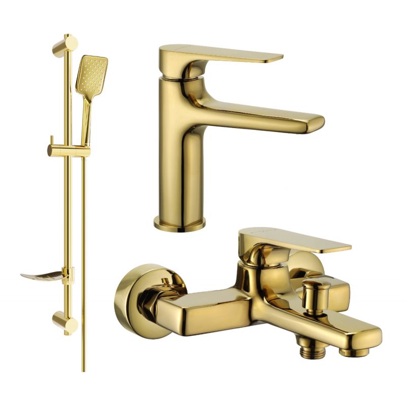 Zestaw wannowy Mexen Lynx złoty 745903DF62-50 1 szt.