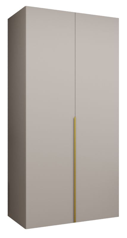 Szafa uchylna otwierana ALICANTE 1 100 wys 202 cm Kaszmir + Złoty 1 szt