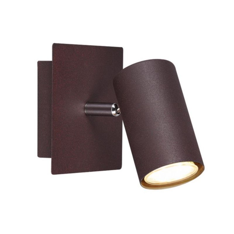 Kinkiet ścienny Trio Marley postarzana miedź 1 x GU10 x IP20 wym: 12 x 12 cm - 1 szt.