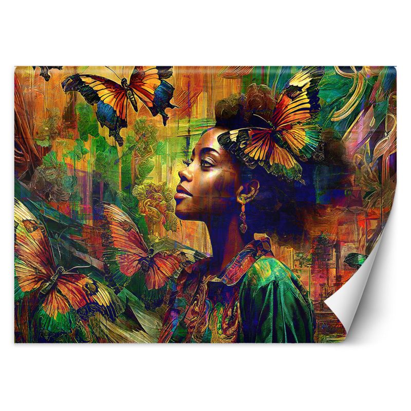 Fototapeta Feeby Kobieta Motyle Abstrakcja 100x70 1 szt