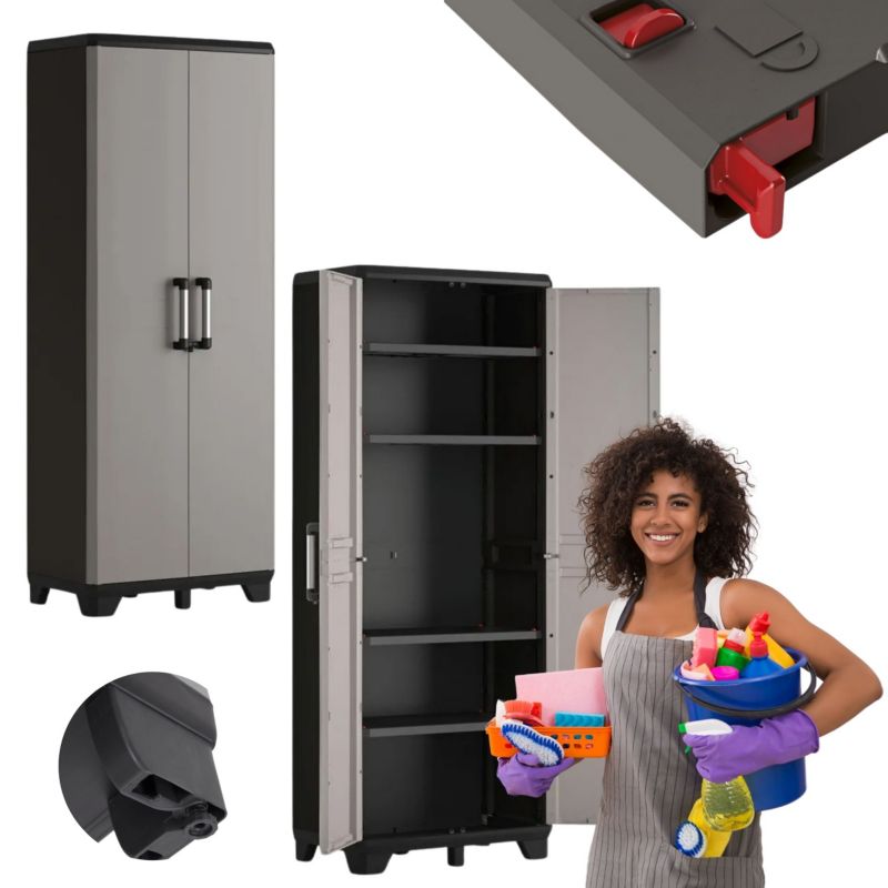 Szafa gospodarcza Keter KIS PRO z regulowanymi półkami 68x39x173 cm 1 szt