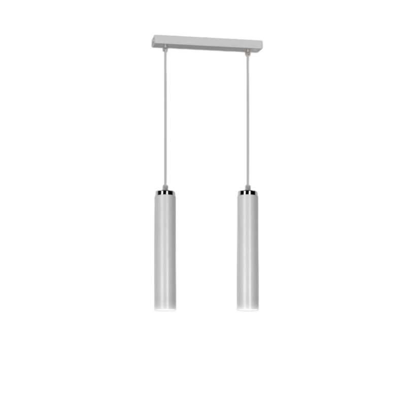 Lampa sufitowa Emibig Luna biała chromowana wym: 100 x 30 x 8 cm 2xGU10 x 10W 1 szt.