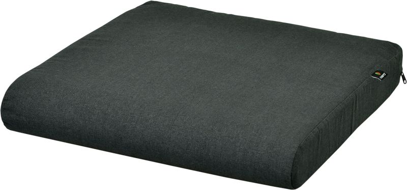Poduszka na fotel ogrodowy siedzisko AMPO wodoodporna ciemny szary 1 szt.